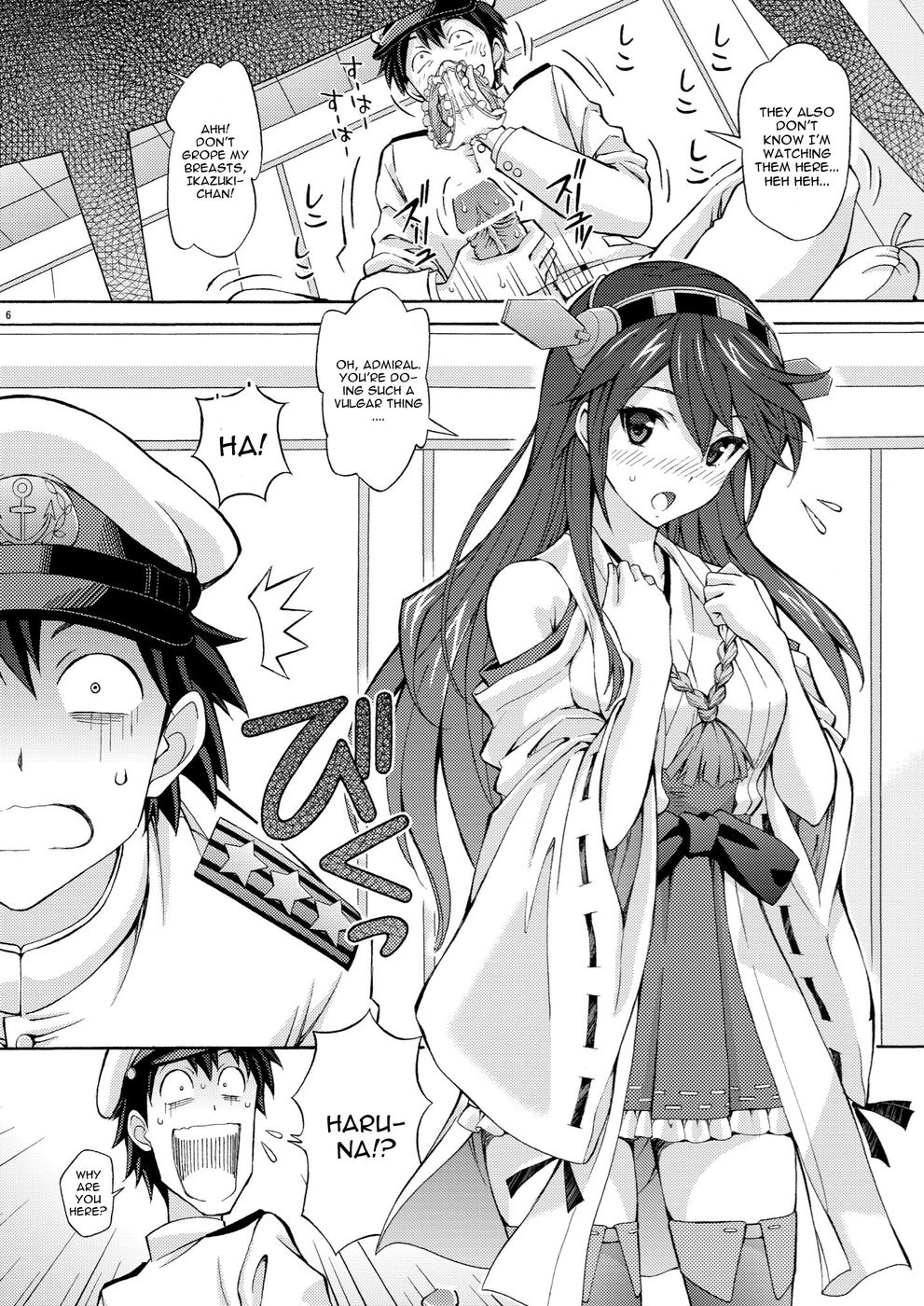 Hentai Manga Comic-Kancolle Battleship Haruna-Read-6